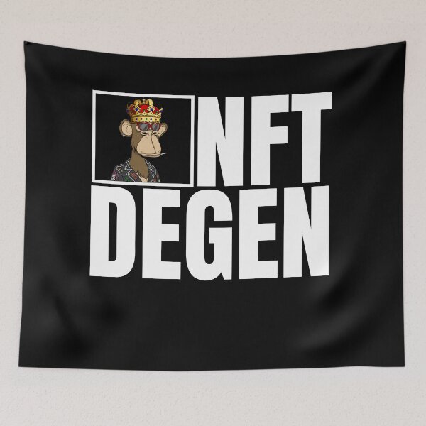 Item preview, NFT Degen - Funny NFTs Investor Blockchain designed and sold by nft-millionaire.