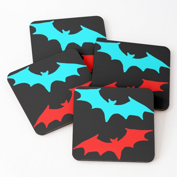 Item preview, Blue and red bats designed and sold by DemonicGloom.