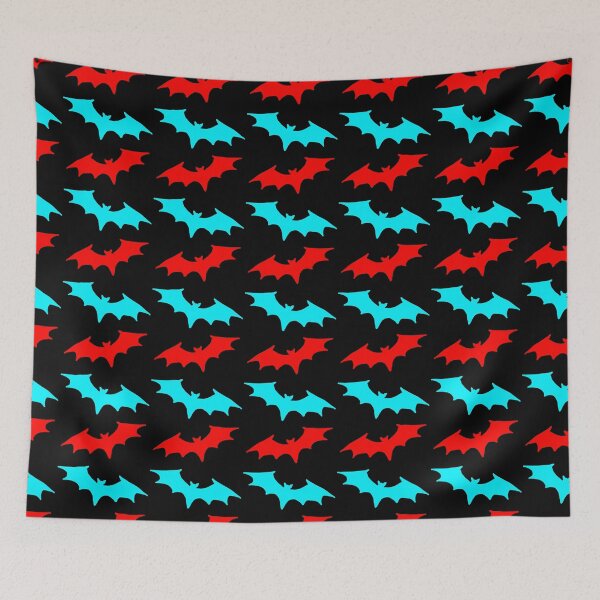 Item preview, Blue and red bats designed and sold by DemonicGloom.