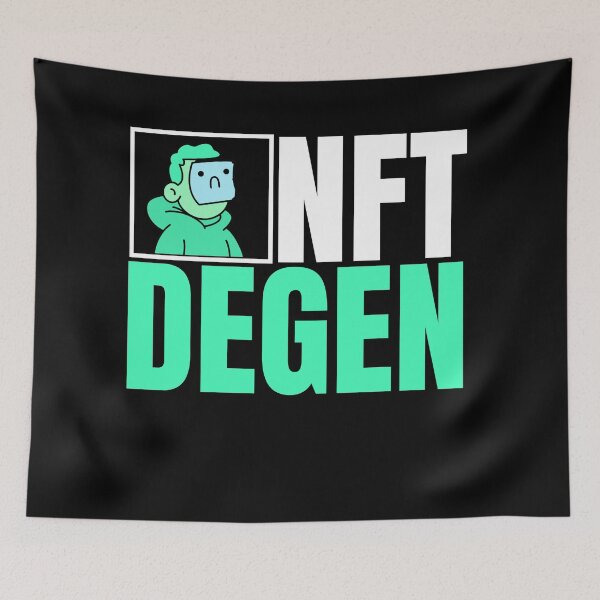 Item preview, NFT Degen - Funny NFTs Investor Blockchain designed and sold by nft-millionaire.