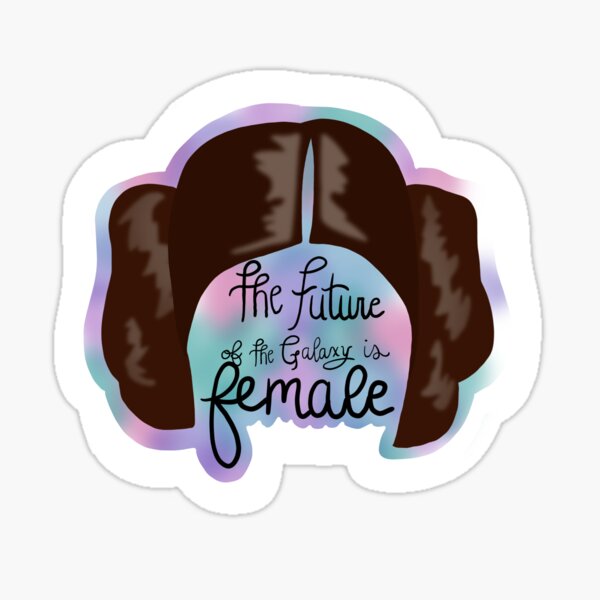 Vista previa del artículo con la obra «El futuro es femenino», diseñado y vendido por Ashleigh Does Art Stuff.