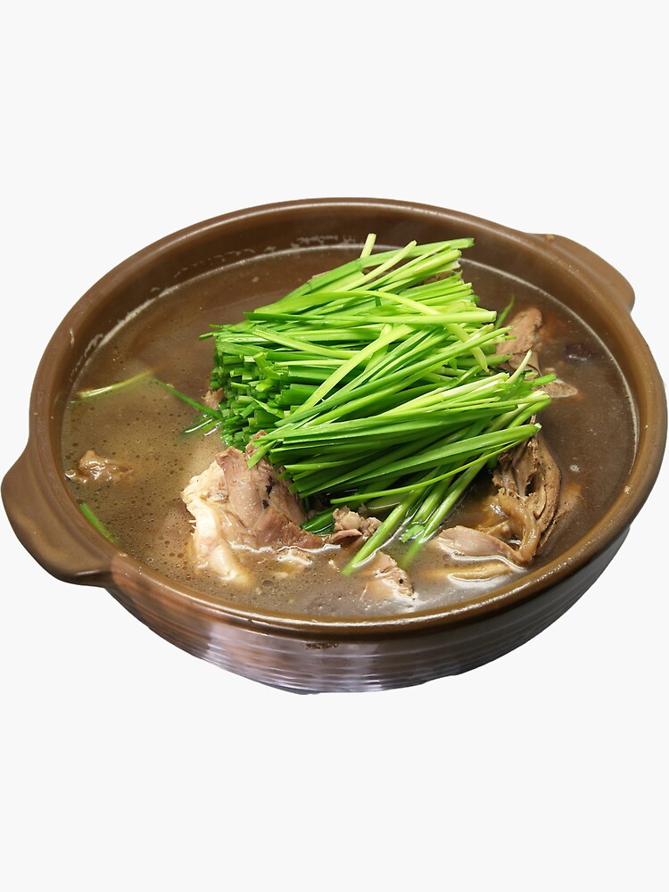"Baeksuk 백숙 Samgyetang Korean baeksuk Sticker Korean Food