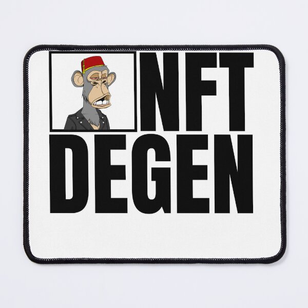 Item preview, NFT Degen - Funny NFTs Investor Blockchain designed and sold by nft-millionaire.