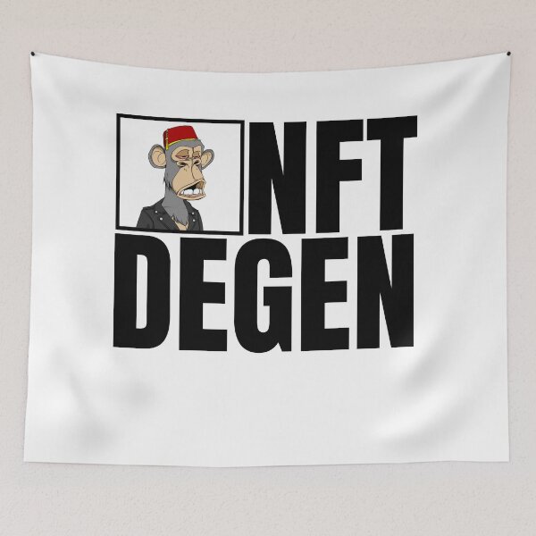 Item preview, NFT Degen - Funny NFTs Investor Blockchain designed and sold by nft-millionaire.