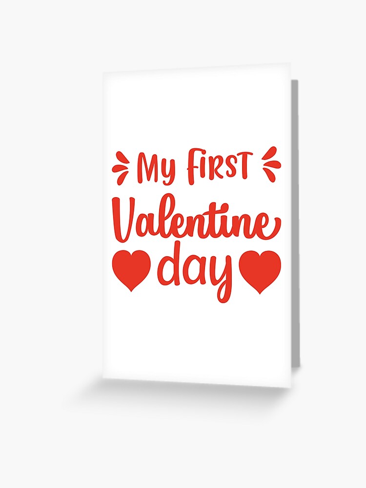 10ct Blank Note Cards 'Happy Valentines Day' Gold