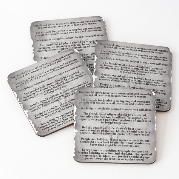 Item preview, Officially licensed TST tenets designed and sold by BlackLocustDesigns.