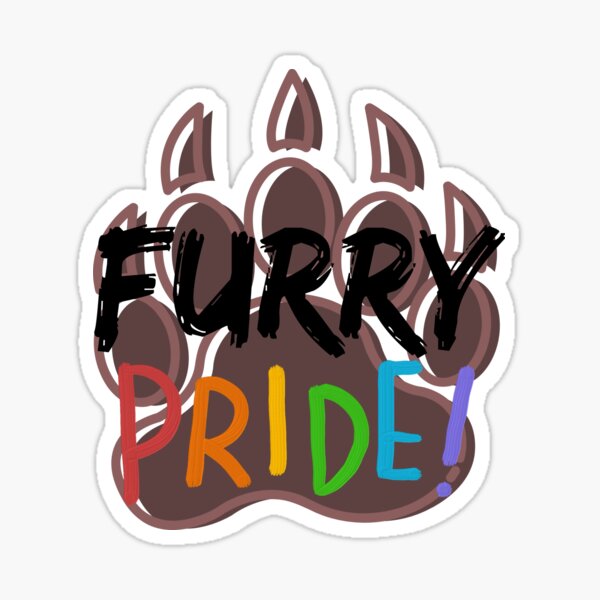 Item preview, Furry PRIDE Graphic Gay Bi Trans LGBT Furry - Rainbow designed and sold by DaddyKoti.