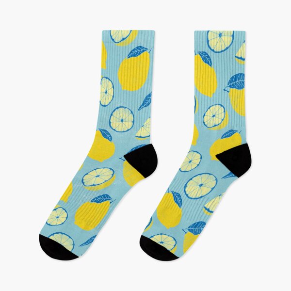 Item preview, Light Blue Summer Lemons designed and sold by Carolina Diaz.
