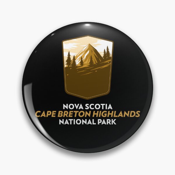 Item preview, Cape Breton Highlands National Park Nova Scotia Camping Badge designed and sold by CJacobsDesigns.