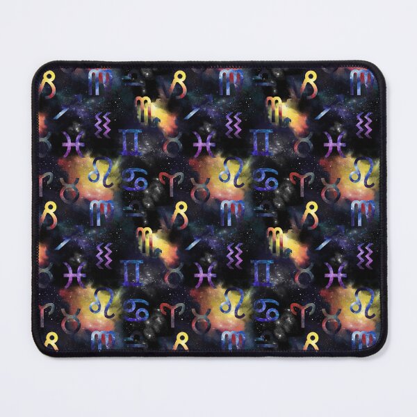 Item preview, Zodiac symbols pattern on galaxy background designed and sold by MagicStrawberry.