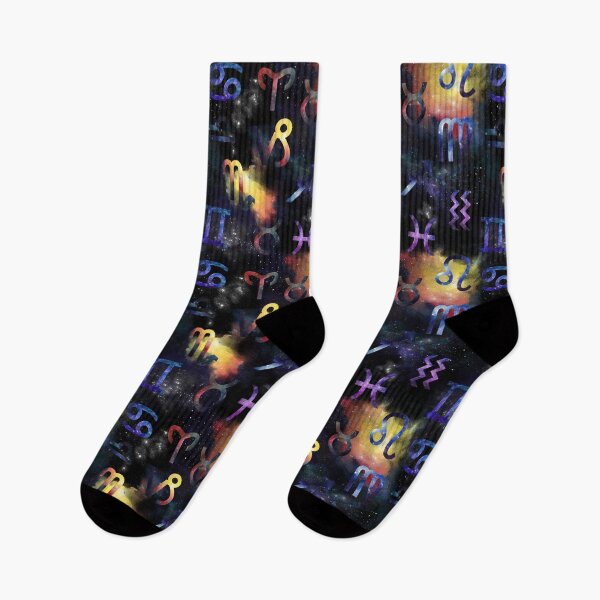 Item preview, Zodiac symbols pattern on galaxy background designed and sold by MagicStrawberry.