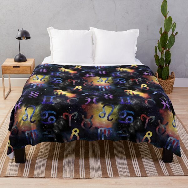 Item preview, Zodiac symbols pattern on galaxy background designed and sold by MagicStrawberry.