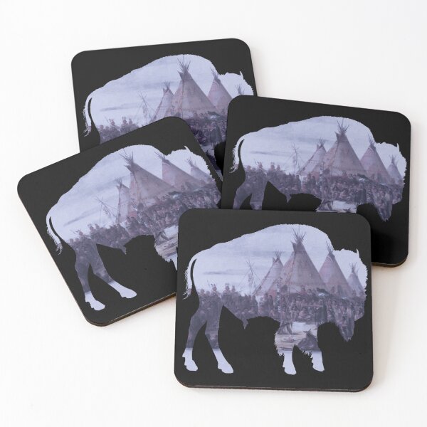 Item preview, Native American buffalo the best gifts for any american dad father mom mother boy girl child designed and sold by ZoldicShop.