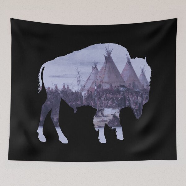 Item preview, Native American buffalo the best gifts for any american dad father mom mother boy girl child designed and sold by ZoldicShop.