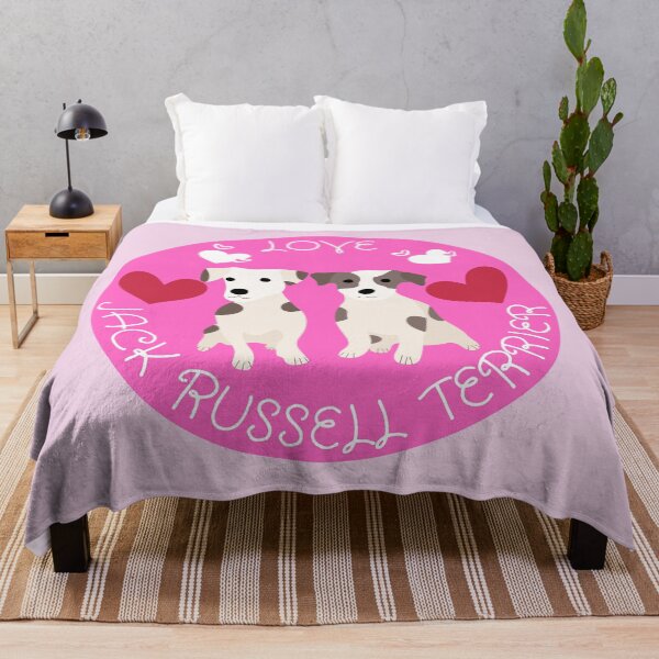 Item preview, Love Jack Russell Terrier Valentines day Dog lover Gift designed and sold by BronikowskiART.