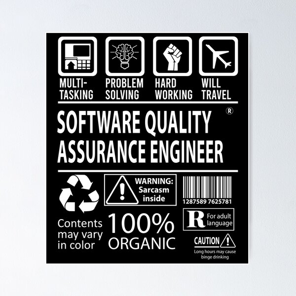 Artikel-Vorschau von Software-Qualitätssicherungs-Ingenieur-T-Shirt - Multitasking-zertifiziertes Job-Geschenkartikel-T-Stück, designt und verkauft von sabinacsnm.