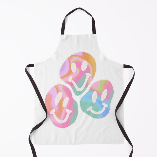 Item preview, Trendy colorful smiley face print designed and sold by theaestheticco.