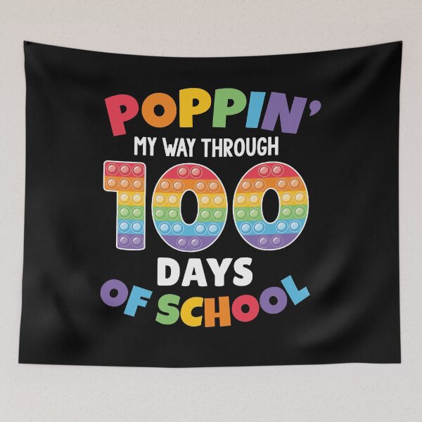 Item preview, Poppin My Way Through 100 Days Funny 100th Day Of School Kid designed and sold by ecomdesign.