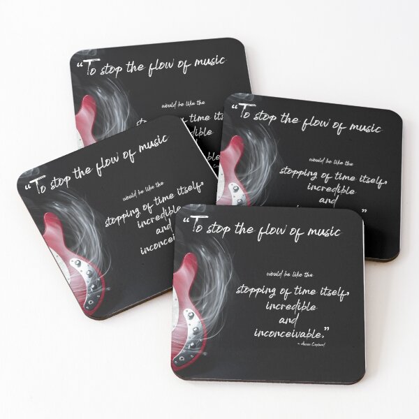 Item preview, The Flow of Music Minimal Guitar Portrait with Light Painting and Quote designed and sold by nancyjcreates.