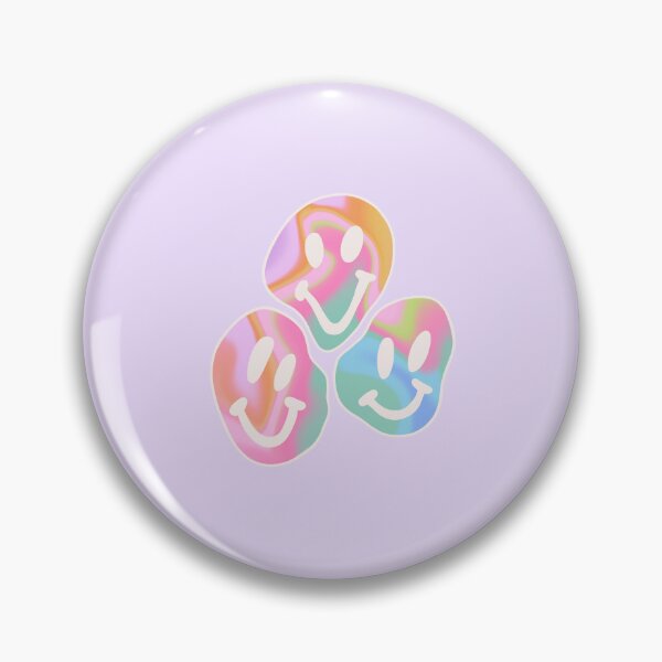 Item preview, Colorful purple smiley face print designed and sold by theaestheticco.