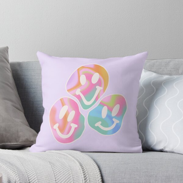 Item preview, Colorful purple smiley face print designed and sold by theaestheticco.