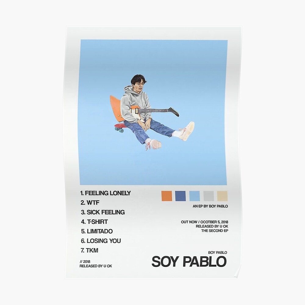 Ødelægge Rettsmedicin genopfyldning Soy Pablo Album Cover" Sticker for Sale by jonathanharb | Redbubble