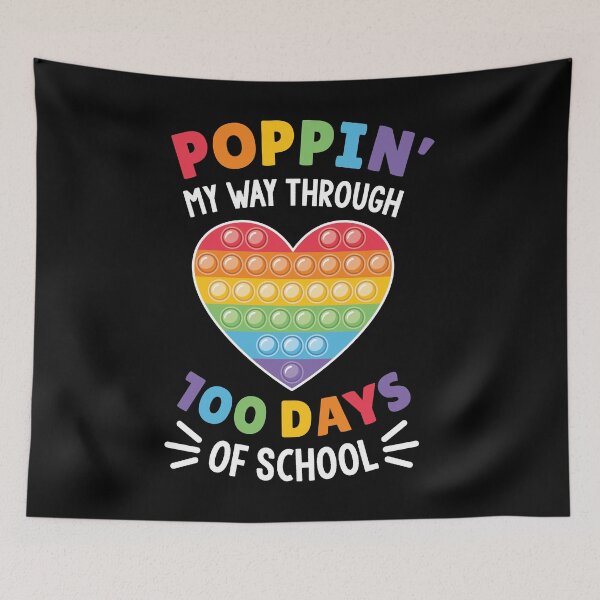 Item preview, Poppin My Way Through 100 Days Funny 100th Day Of School Kid designed and sold by ecomdesign.