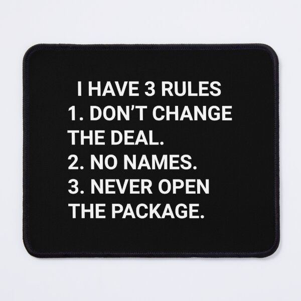Item preview, I Have Three Rules designed and sold by barrelroll909.