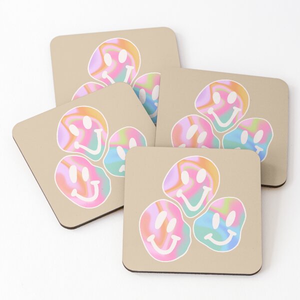 Item preview, Colorful tan smiley face print designed and sold by theaestheticco.