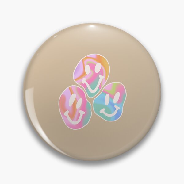 Item preview, Colorful tan smiley face print designed and sold by theaestheticco.