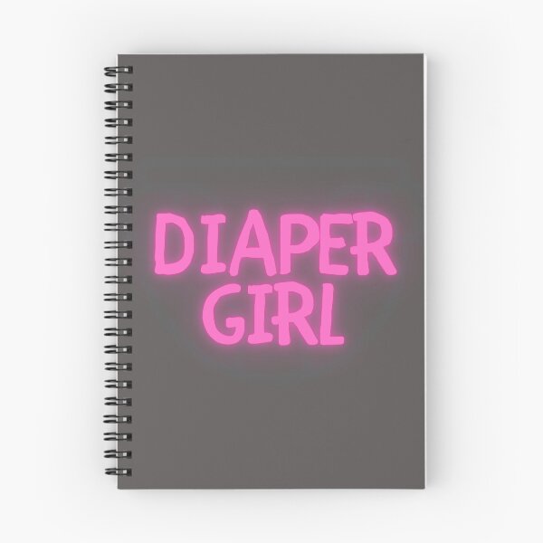 Artikelvorschau, Windelmädchen Grafik ABDL - Rosa entworfen und verkauft von DaddyKoti.