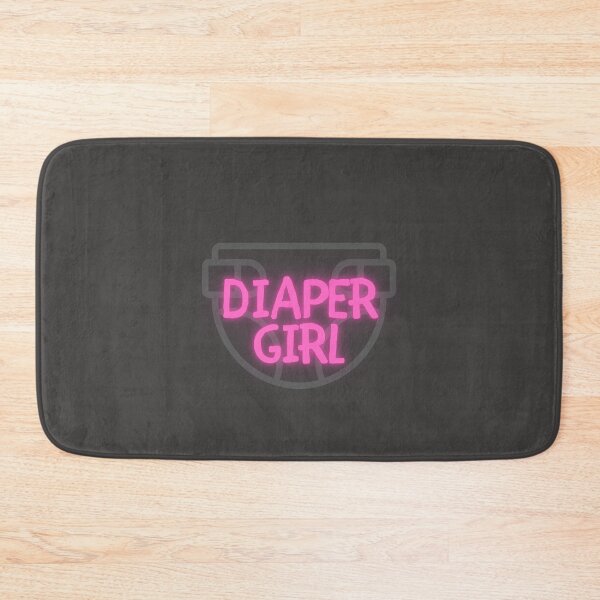 Item preview, Diaper Girl Graphic ABDL - Pink designed and sold by DaddyKoti.