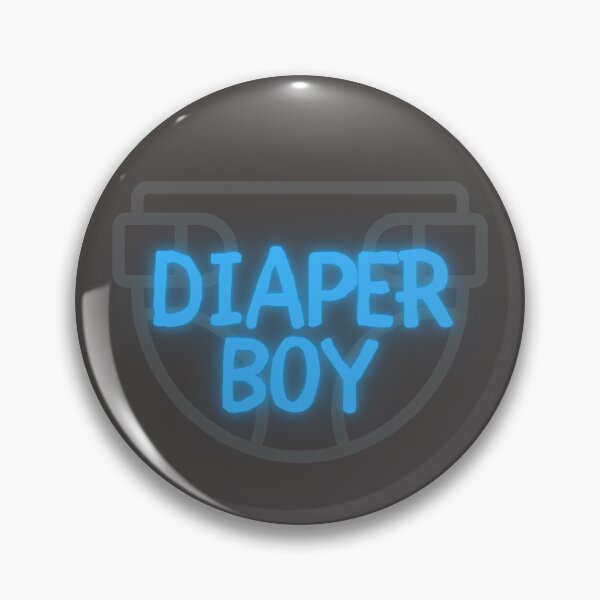 Item preview, Diaper Boy Graphic ABDL - Blue designed and sold by DaddyKoti.