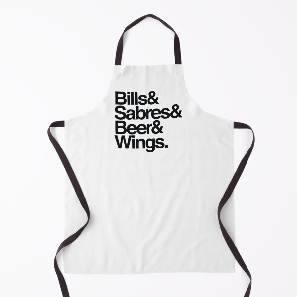 Item preview, Bills & Sabres & Beer & Wings (black text) designed and sold by sarahnewhouse.