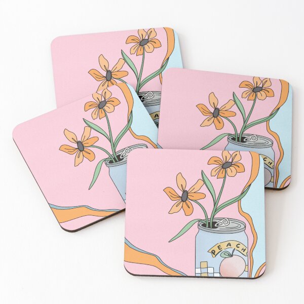 Item preview, Peach Soda Illustration designed and sold by emiliemakani.