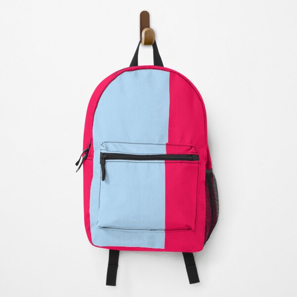 Item preview, Colour Block Therapy - Offset Meridian : Light Sky Blue / Coral designed and sold by Spannerbagface.