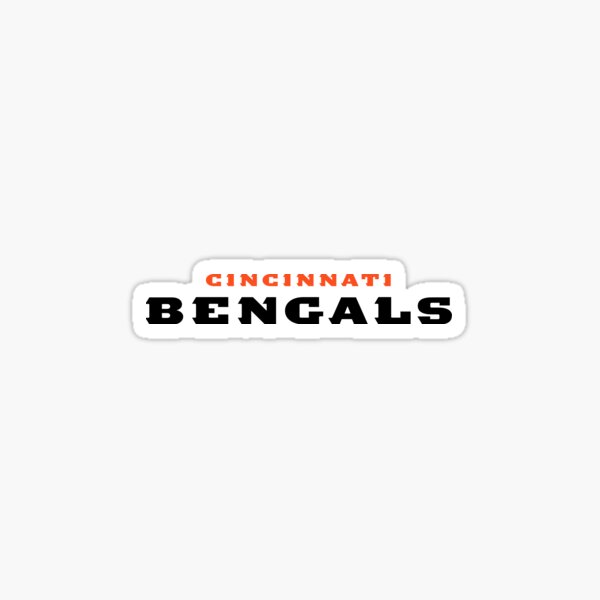 Cincinnati Bengals Helmet Sticker for Sale by Creativedfg