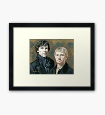 Sherlock & Watson Framed Print