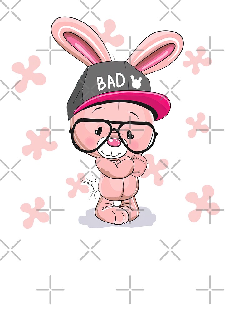 Bad Bunny Pink Heart PNG/SVG