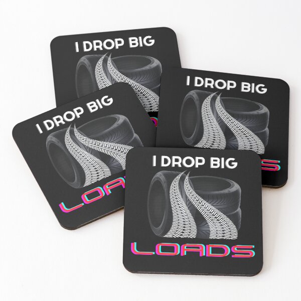 Item preview, I Drop Big Loads - Trailer Truck Driver Gift Men T-Shirt designed and sold by SuccessSK.