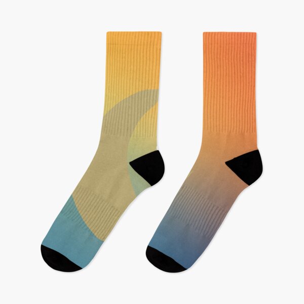 Item preview, Golden Crescent Moon in Orange/Blue Gradient Sky designed and sold by ShaunSandhu.