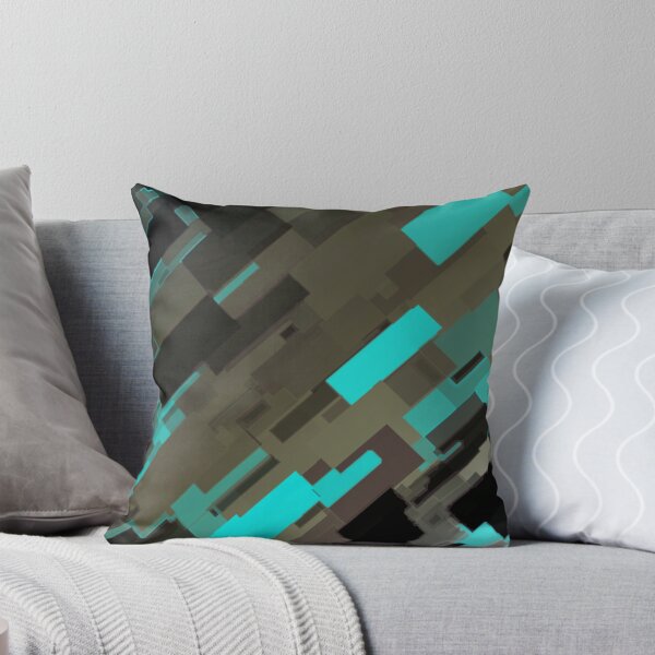 Item preview, Gold and Teal Rectangles - BKLDesigns designed and sold by BKLDesigns.