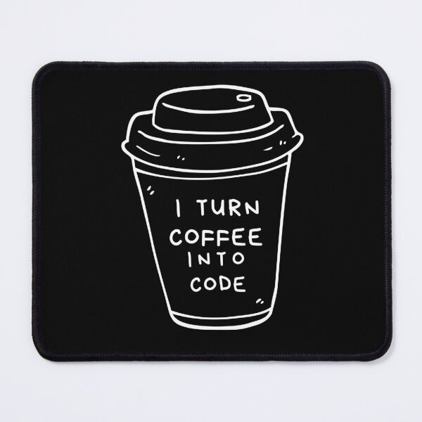 Item preview, I turn coffee into code | cute coffee caffeine coder developer  designed and sold by brinikki.