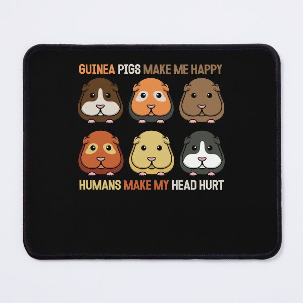 Item preview, Funny Guinea Pigs Make Me Happy  designed and sold by Crush Retro®.