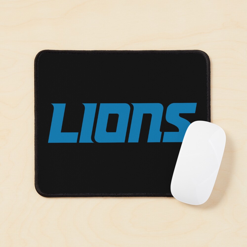 Detroit Lions - Vintage Yellow Logo Steel Super Magnet