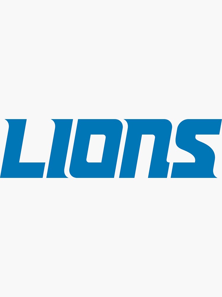 Detroit Lions NFL Team Stripe Wordmark Drawstring Backpack