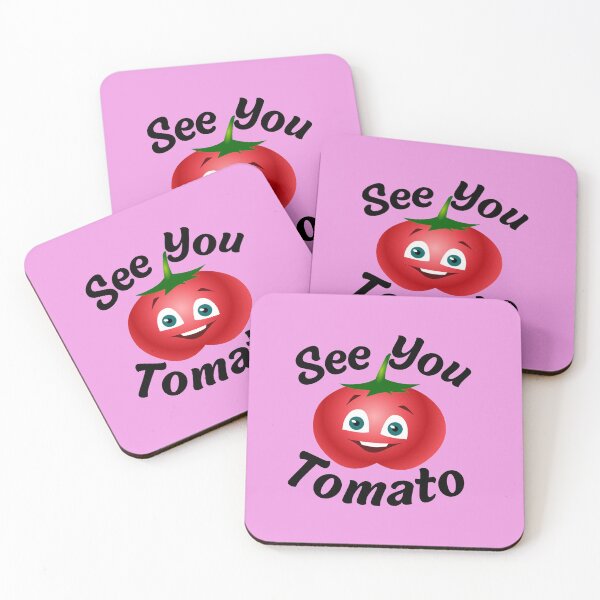 Item preview, See You Tomato pink version designed and sold by Cora Gregory.