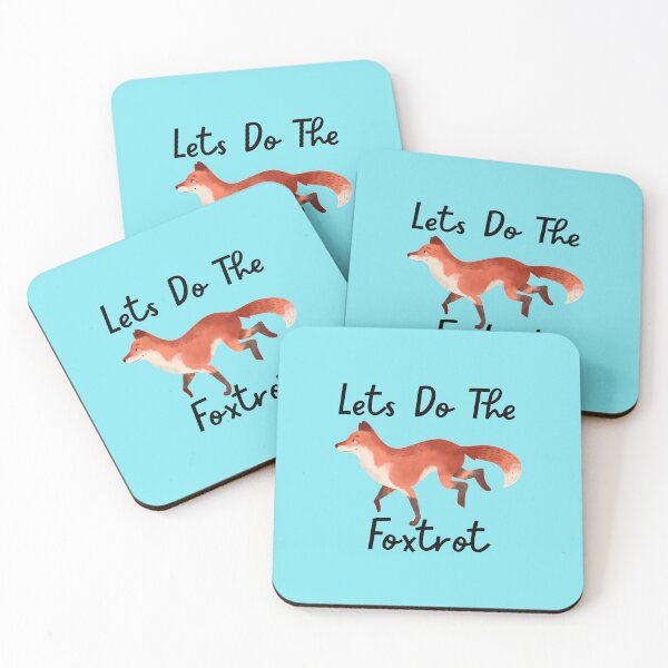 Item preview, Lets Do The Foxtrot blue version designed and sold by Cora Gregory.