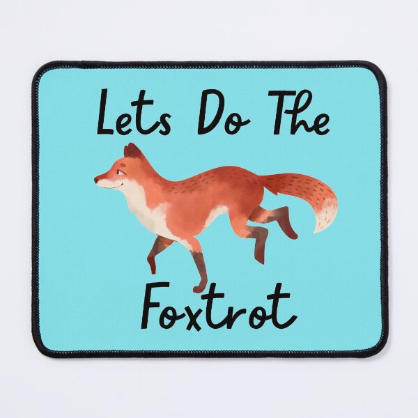 Item preview, Lets Do The Foxtrot blue version designed and sold by Cora Gregory.