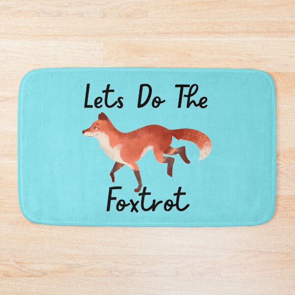 Item preview, Lets Do The Foxtrot blue version designed and sold by Cora Gregory.